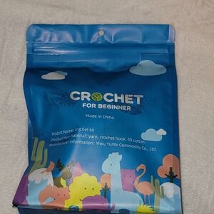 Blue Crochet Kit for Beginners